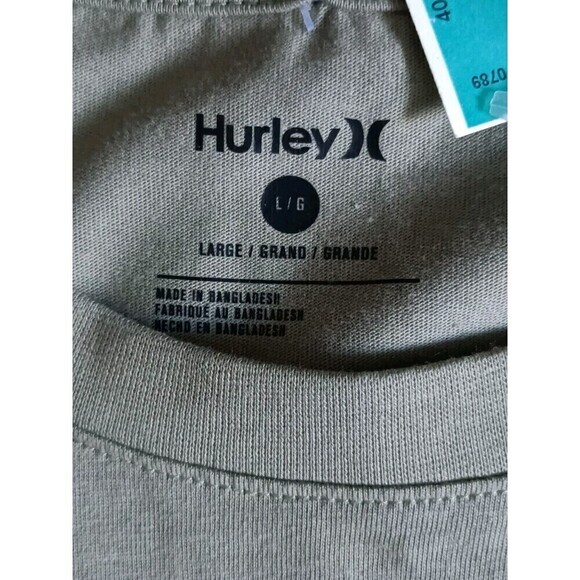 Hurley T-Shirt Men's Size Large Green Graphic - Picture 4 of 8